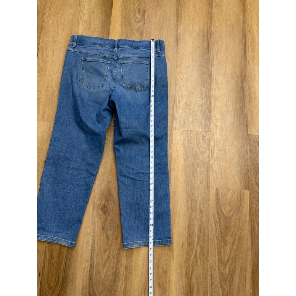 Spanx Ankle Straight Leg Jeans Medium Wash Pull On Plus Size 2X slimming - Picture 7 of 8